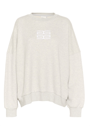 Lulla sweat Light Grey Melange Gestuz 